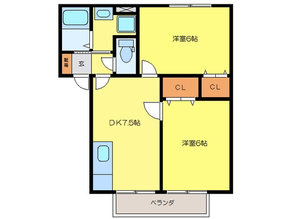 ＬＯＶＥ莉の物件間取画像